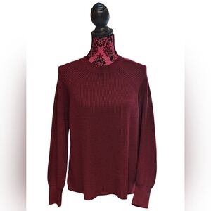 Beautiful Burgundy Jessica Simpson Knit Sweater L